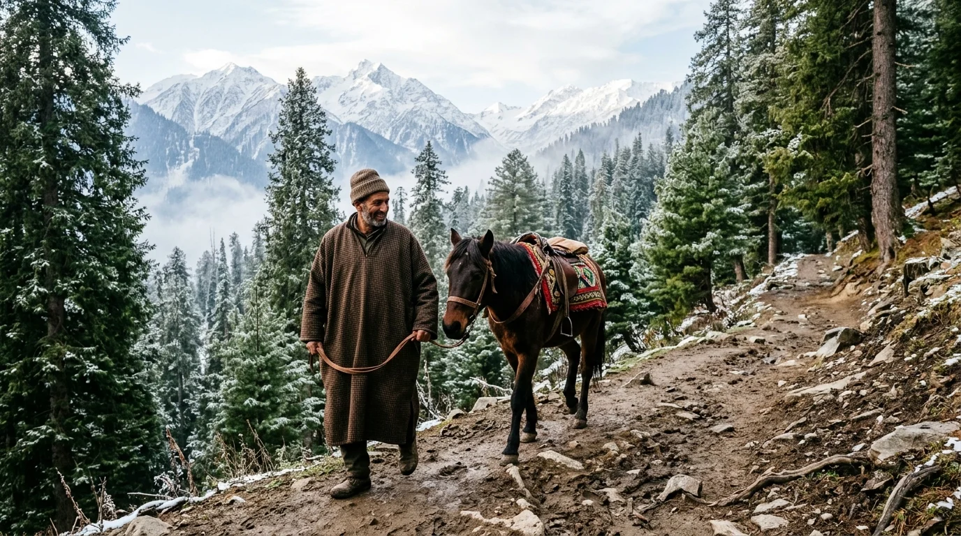 Kashmir Pony Ride Rates (2025/2026): Official Tariff Cards, Route Maps & Anti-Scam Guide